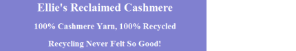 Ellie's Reclaimed Cashmere